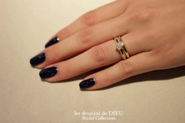 ldddieu-wedding band-customer---with engagement ring