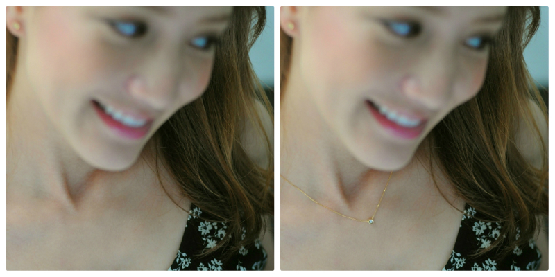 with or without necklace?