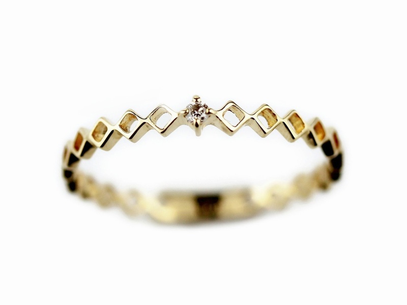 Lacey Cross Diamond Ring