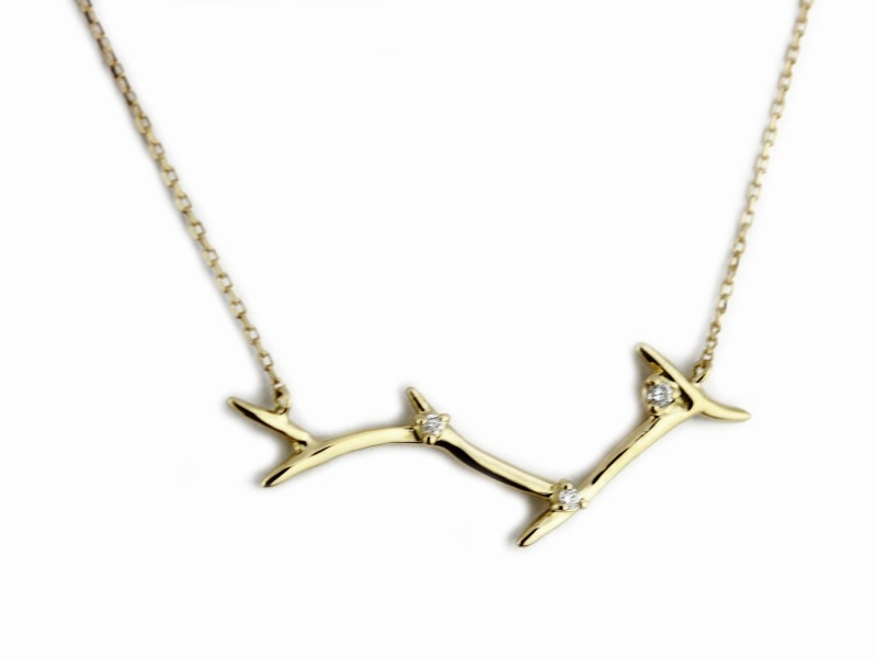 les desseins de DIEU 884 Rose Twig Necklace