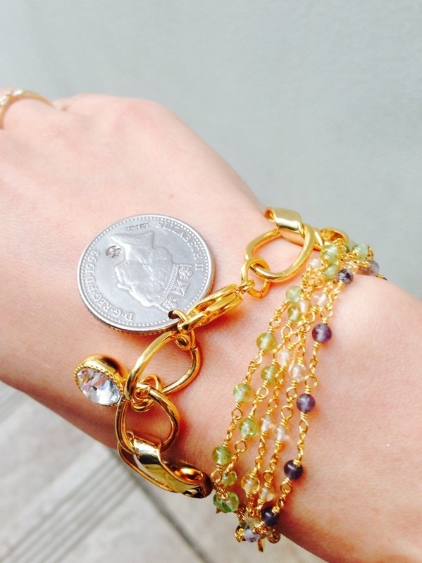 Trend—layering your bracelets