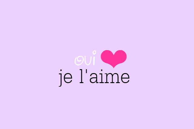 oui, je l’aime :)