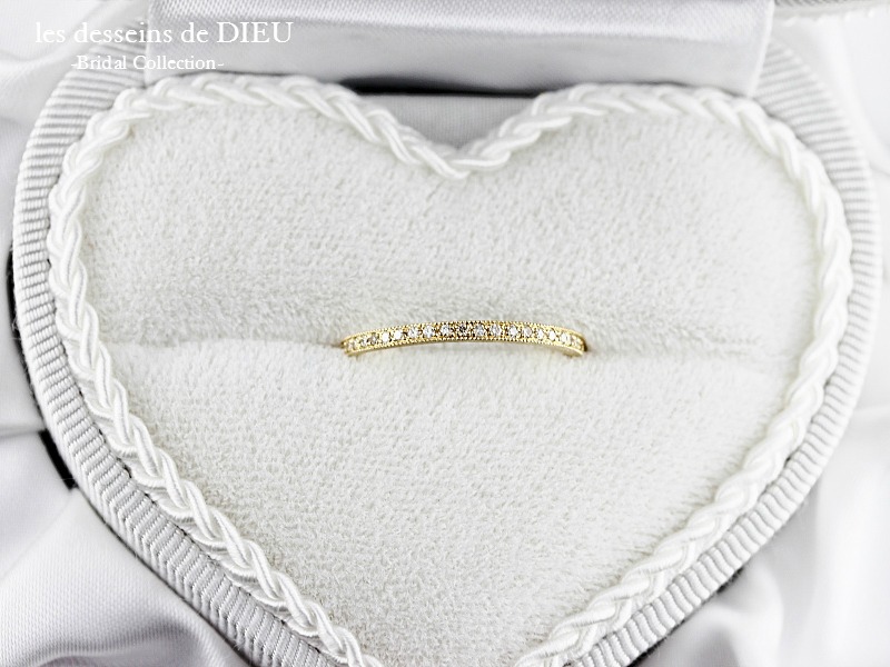 les desseins de DIEU Bridal Jewelry　～K様＆I様カップルのエンゲージリング～