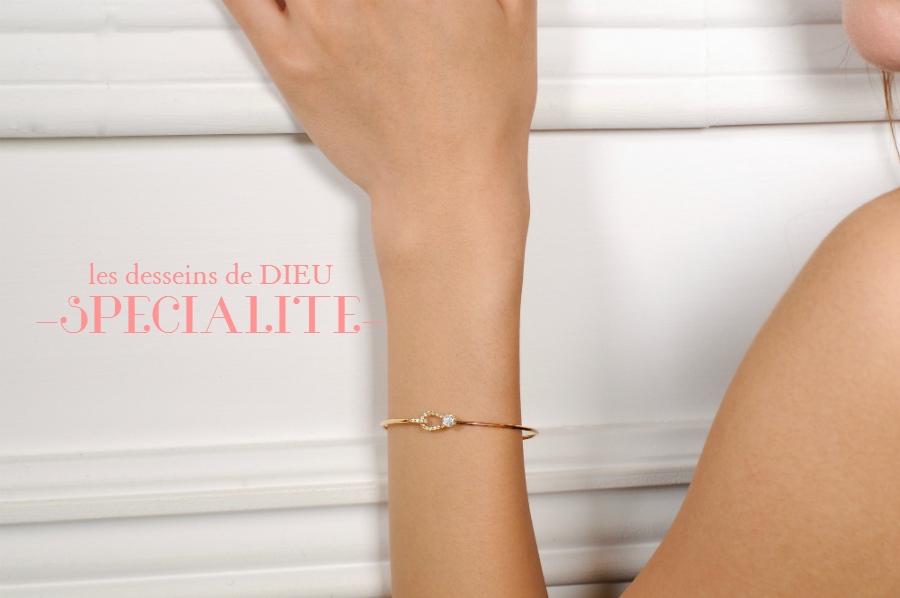 les desseins de DIEU SPECIALITE- 　　～Fine Gold Hook Diamond Bangle Specialite～　オトナを満足させるグララマラスなバングル