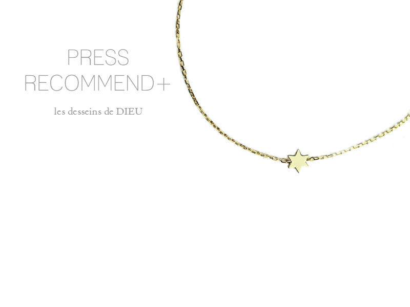 PRESS RECOMMEND+ Volume5.　オールマイティに活躍する　～六芒星ブレスレット～　les desseins de DIEU 401 Hexagram Bracelet