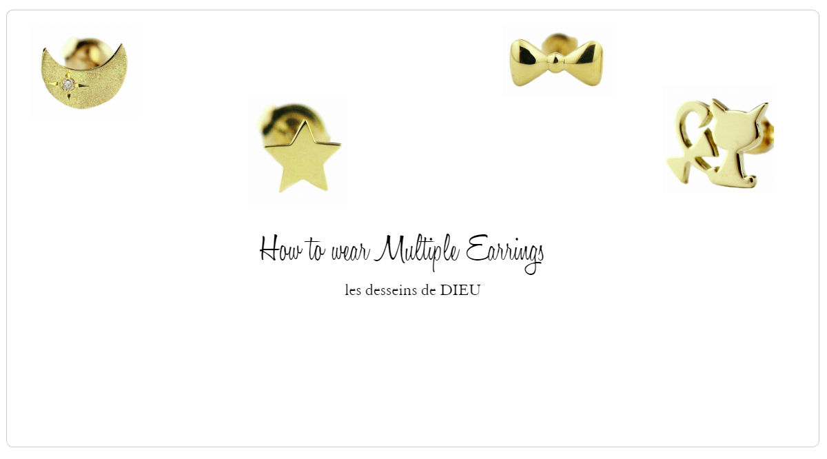 可愛いものは全部着けたいから　ピアスは片耳ずつ選びたい　 How To Wear Multiple Earrings